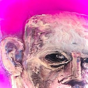 LORELEI | 11 x 17 | DANIEL ARNOLD Original Purple Spray Paint Artwork STL 2022